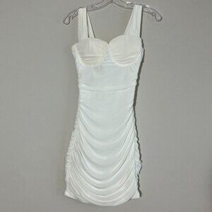 Windsor White fitted mini dress